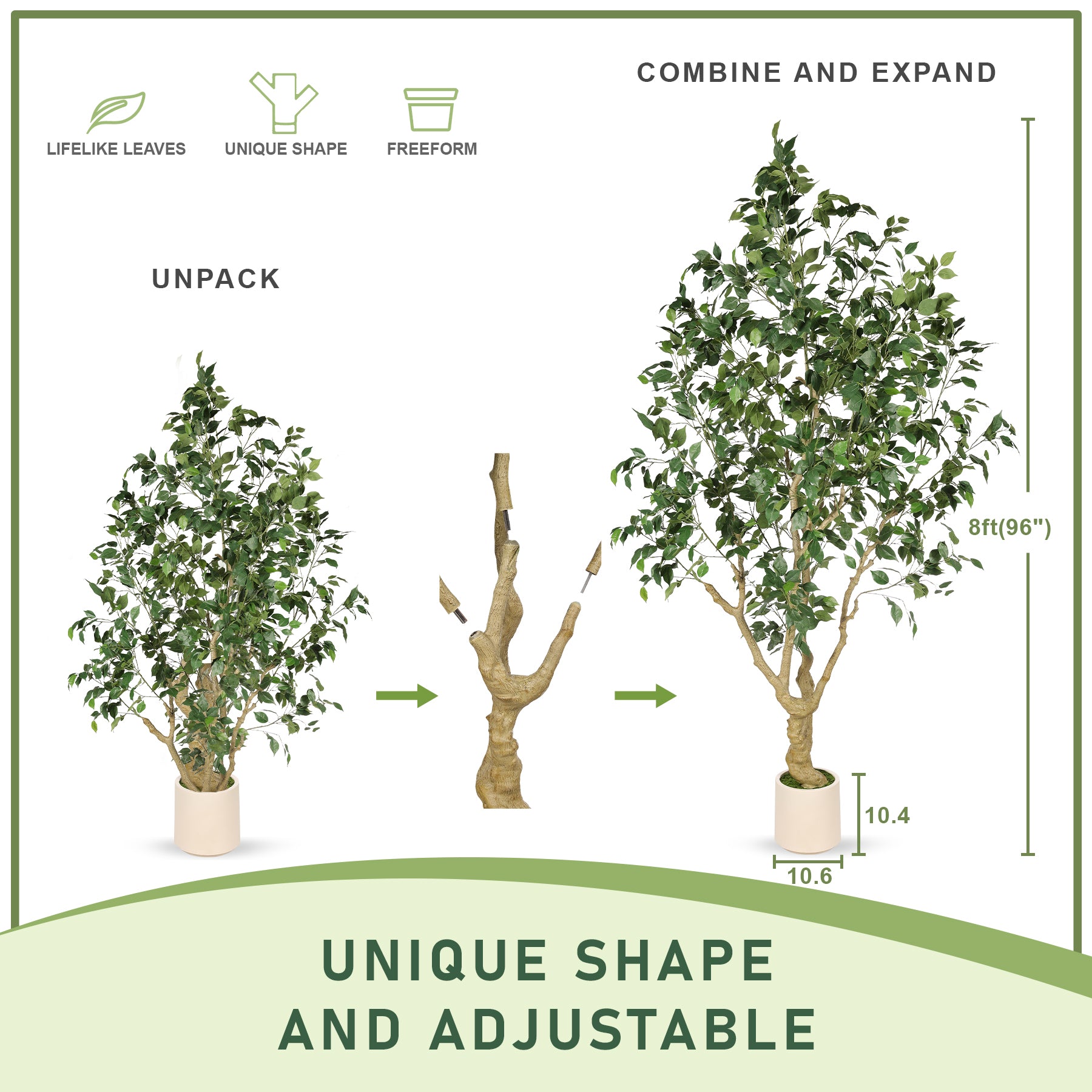 faux ficus tree
